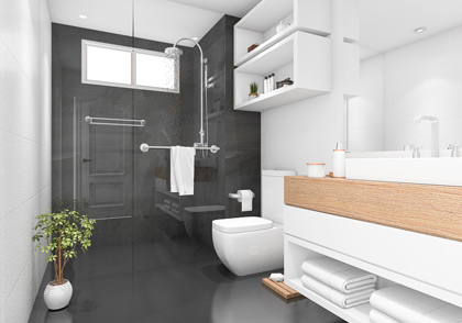 Coś ładnego i praktycznego, czyli obrazy łazienkowe na szkle